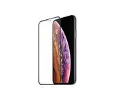 Tempered Glass 3D iPhone 7 white + Cover Silicon iPhone 7 Bk