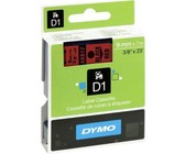 Dymo D1 12mm x 3.5m Black on White Flexible Nylon Tape