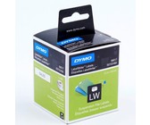 Dymo D1 12mm x 3.5m Black on White Flexible Nylon Tape