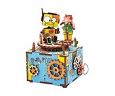 Robotime Machinarium Musical Box - 3D Wooden Puzzle Gift