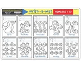 Melissa & Doug Numbers 1 - 10 Write-A-Mat - Bundle of 6