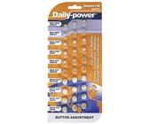 Bulk Pack 5 x 1.5V Alkaline Button Battery Assortment 30 of The Popular Siz