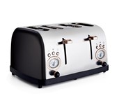 Morphy Richards - Toaster 4 Slice Stainless Steel Brushed - 1800W "Evoke"