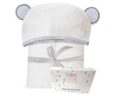 Organic Bamboo Hooded Baby Towel with Ears for Babies and Toddlers