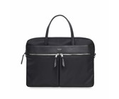Knomo Audley 14 Leather Handbag - Dark Navy"