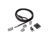 RCT 4 Digit 3 In 1 Notebook Security Lock - T-BAR; T- BAR Nano And Wedge Lock Slot Compatible