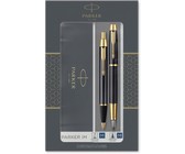 Parker IM Duo Black with Gold Trim Ballpen & Fountain Pen Set