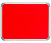 Parrot Notice Board - Info Board Aluminium Frame (2400 x 1200mm) - Red