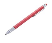 TROIKA Multitasking Ballpoint Pen CONSTRUCTION SLIM - Red