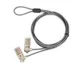 RCT 4 Digit 3 In 1 Notebook Security Lock - T-BAR; T- BAR Nano And Wedge Lock Slot Compatible