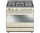 Smeg 90cm Yellow Portofino Cooker & Multifunction Oven - CPF9GMYW