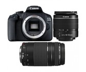 Canon 77D 24.2MP DSLR Camera with 18-135mm Lens - Black