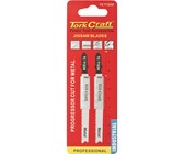 Tork Craft T-Shank Jigsaw Blade for Acrylic 2.0mm 12Tpi 100mm 2 Piece