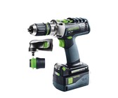 Festool Cordless Percussion Drill Pdc 18/4 Li 5,2-Set Quadrive 574703