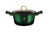 Royalty Line 28cm Ceramic Coating Casserole Pot - Burgundy