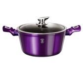 Royalty Line 28cm Ceramic Coating Casserole Pot - Burgundy
