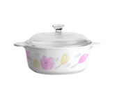 Royalty Line 28cm Ceramic Coating Casserole Pot - Burgundy