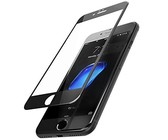 4D iPhone 6 Plus Curved Edge Tempered Glass Screen Protector - Black