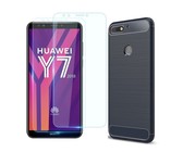 ZF 2.5D 2in1 Pack of 2 Screen Protector for HUAWEI Y7 2018 Y7 PRIME