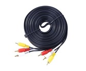 Raz Tech 3.5mm Aux to 2 RCA Male Audio Stereo Cable - 5 Meter
