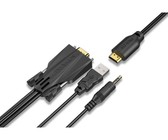 HDMI A Male to SVGA 15-Pin Female Convertor & Audio Output