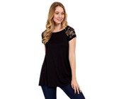 Absolute Maternity Summer Tab Top - Black