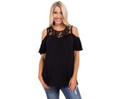 Absolute Maternity Summer Tab Top - Black