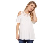 Absolute Maternity Summer Tab Top - Black