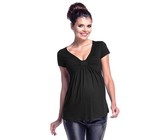 Absolute Maternity Summer Tab Top - Black