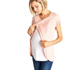 Absolute Maternity Summer Tab Top - Black