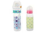 Nuk - Winnie FC 300ml Bottle Silicone teat - Upside Down - Size 1
