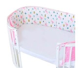 Totland Foldable Pop Up Baby Travel Bed Net - Sailors Pink
