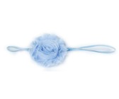 Fine Flower Headband - Baby Blue