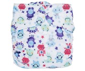 Mother Nature Cloth Nappy (All-In-Three) - Blue