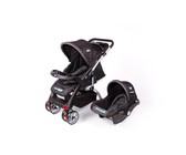 Maclaren - Twin Triumph Black/Charcoal Go Fast Buggy For Two