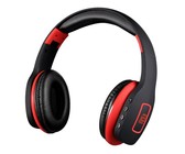 Volkano Moda Series Nylon Bluetooth Earphones - Red