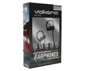 Volkano Moda Series Nylon Bluetooth Earphones - Red