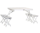 OZtrail - Picnic Table Set - Silver