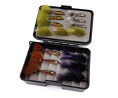 SciFlies Fly Fishing 21 Piece Yellow Fish Vaal River Nymphs & Fly Box Set