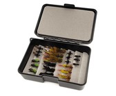 SciFlies Fly Fishing 21 Piece Yellow Fish Vaal River Nymphs & Fly Box Set