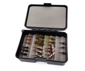 SciFlies Fly Fishing 21 Piece Yellow Fish Vaal River Nymphs & Fly Box Set