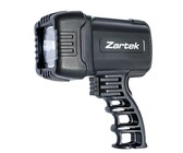 Zartek - 500 Lumen LED Rechargeable Spotlight - Black