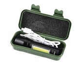 600 Lumen High Powered Rechargeable Metal Torch