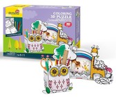 RGS Group My World Wooden Puzzle - 4 X 9-10 Piece Puzzles