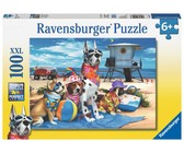 Ravensburger No Dogs On The Beach - 1 x 100 Piece Puzzle