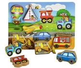 MasterKidz 20-Piece Jigsaw Puzzle: Transportation