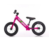 BooToo Wooden Balance Bike - Birch Wood & Black with Lime Rims