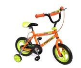 BooToo Wooden Balance Bike - Birch Wood & Black with Lime Rims