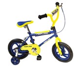 BooToo Wooden Balance Bike - Birch Wood & Black with Lime Rims