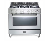 Smeg 90cm Yellow Portofino Cooker & Multifunction Oven - CPF9GMYW